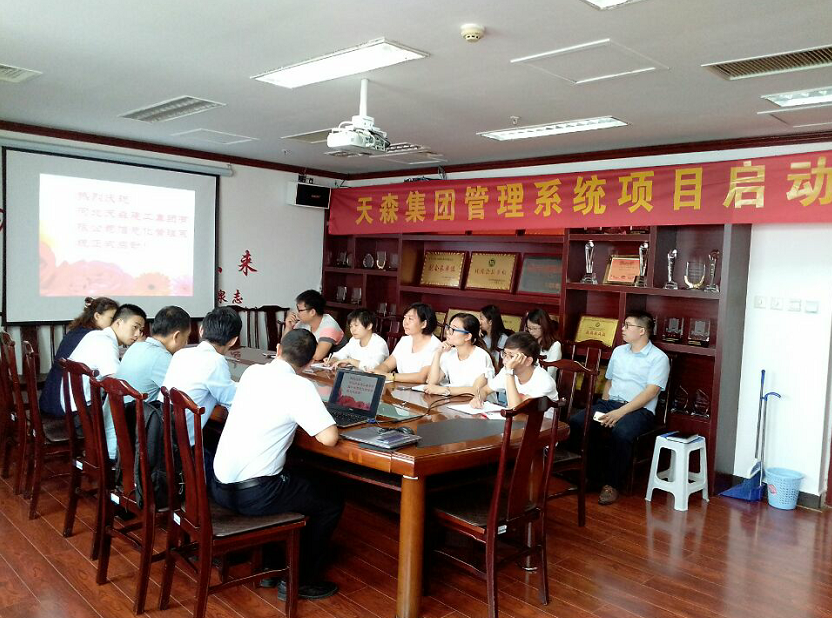 天森集團(tuán)召開信息管理系統(tǒng)項(xiàng)目啟動大會